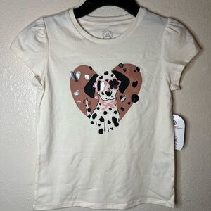 Wonder Nation Cream Dalmatian Graphic Tee